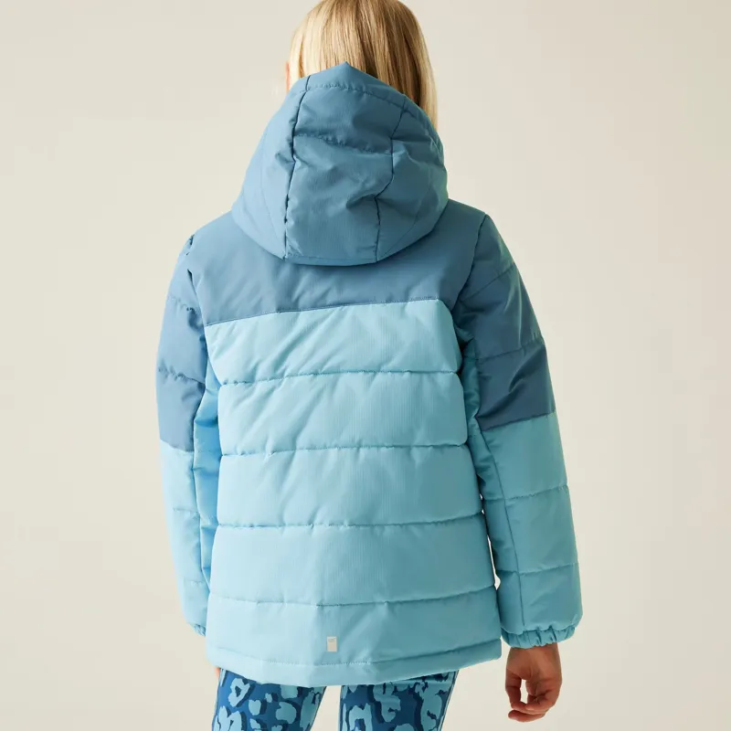 Regatta Kid's Lofthouse Insulated Jacket in Storm Blue/Nordic Blue-4