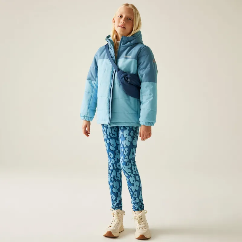 Regatta Kid's Lofthouse Insulated Jacket in Storm Blue/Nordic Blue-5