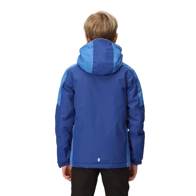 Regatta Kid's Hurdle IV Waterproof Insulated Jacket in New Royal/Strong Blue-3