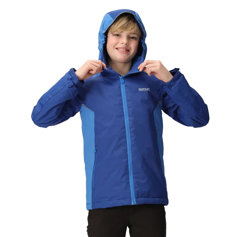 Regatta Kid's Hurdle IV Waterproof Insulated Jacket in New Royal/Strong Blue-5