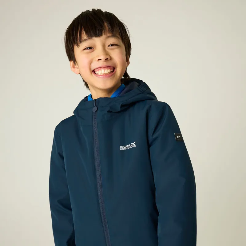 Regatta Kid's Hurdle Jacket in Navy-9