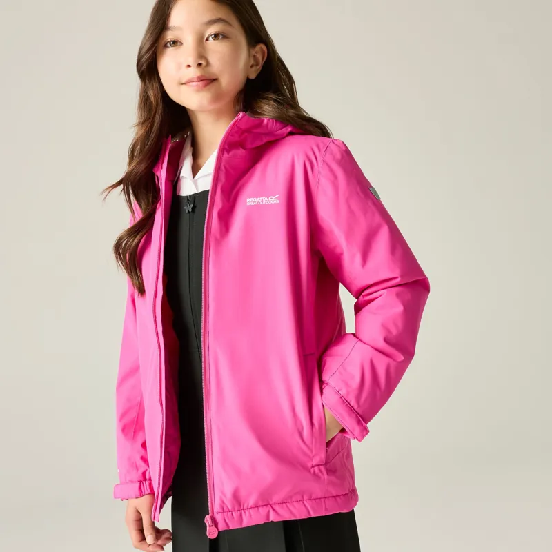 Regatta Kid's Hurdle Jacket in Raspberry Rose-1