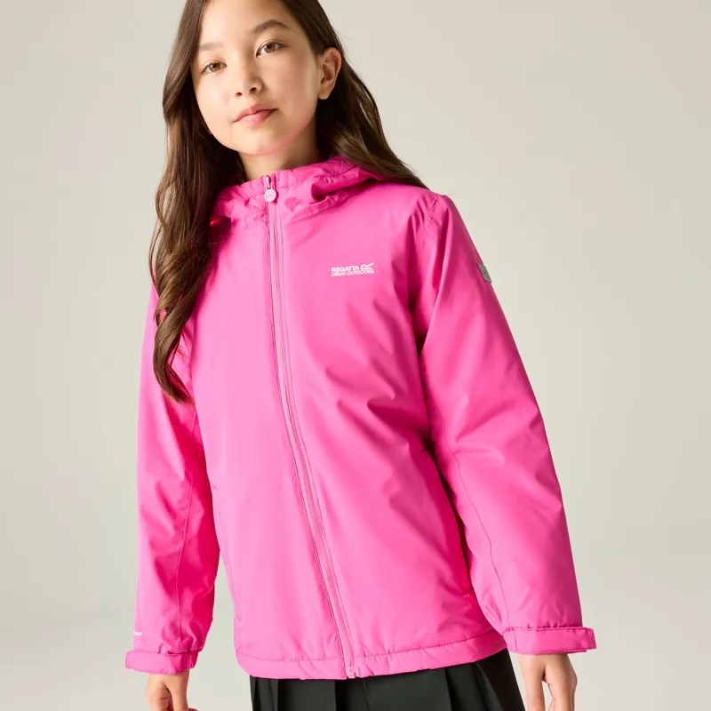 Regatta Kid's Hurdle Jacket in Raspberry Rose-3