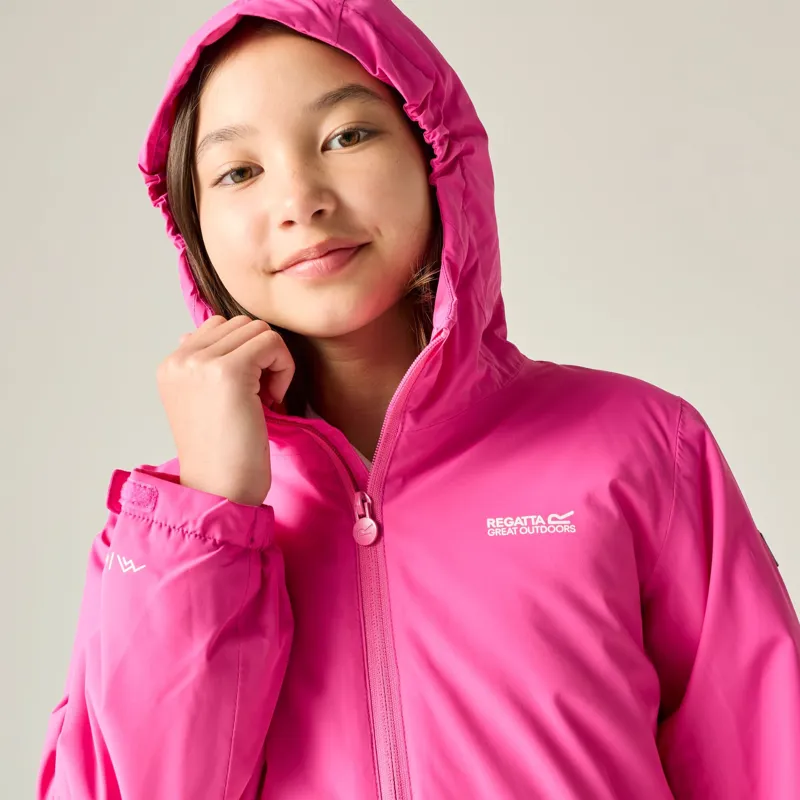 Regatta Kid's Hurdle Jacket in Raspberry Rose-4