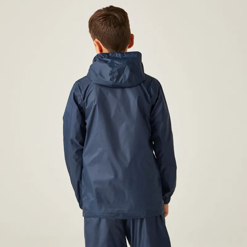 Regatta Kid's Pack It III Waterproof Jacket in Midnight -4