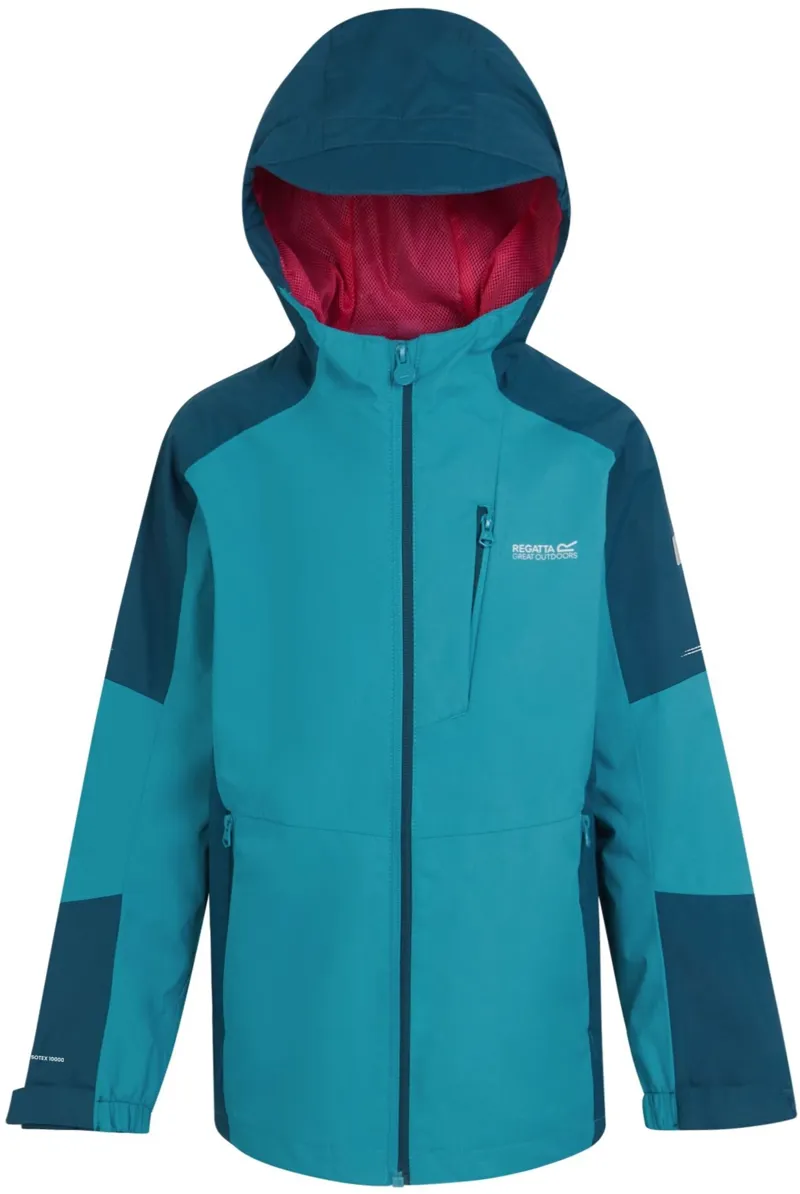 Regatta Kid s Calderdale III Jacket in Tahoe Blue Moroccan Blue