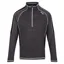 Regatta Men's Hepley Half Zip Lightweight Fleece in Ash/Black