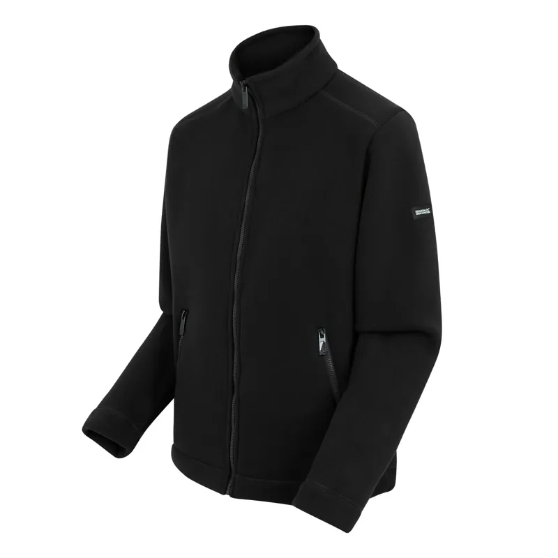 Regatta Men's Garrian II Full Zip Fleece in Ash/Black-2