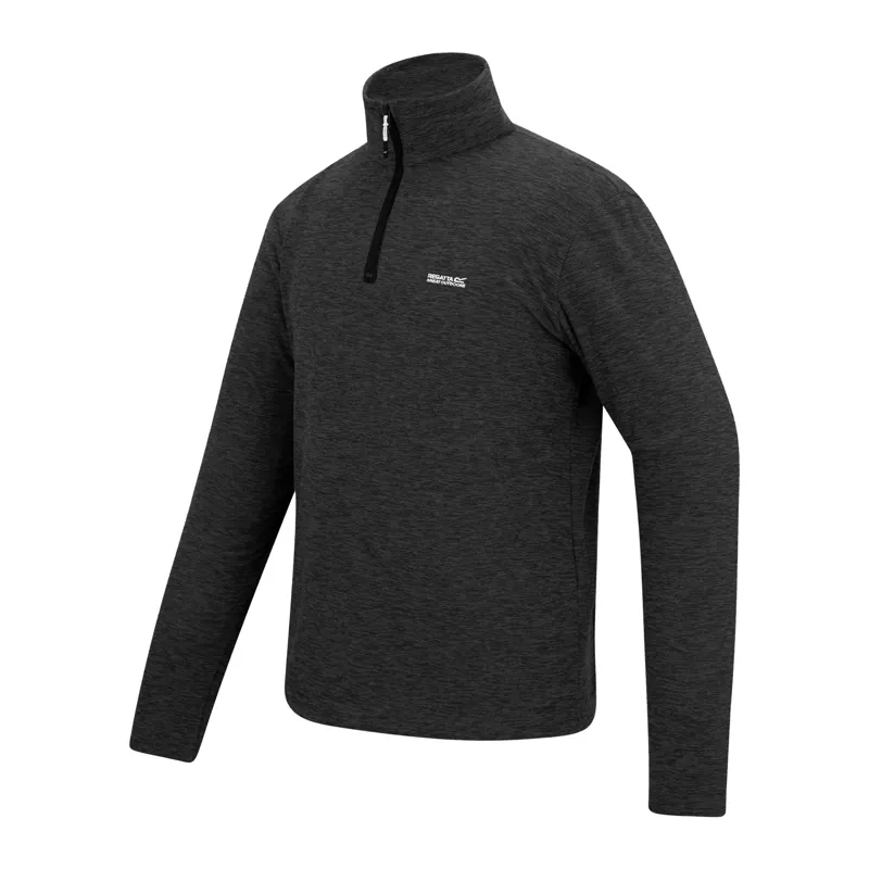 Regatta Men's Thompson Marl Half Zip Fleece in Ash-1