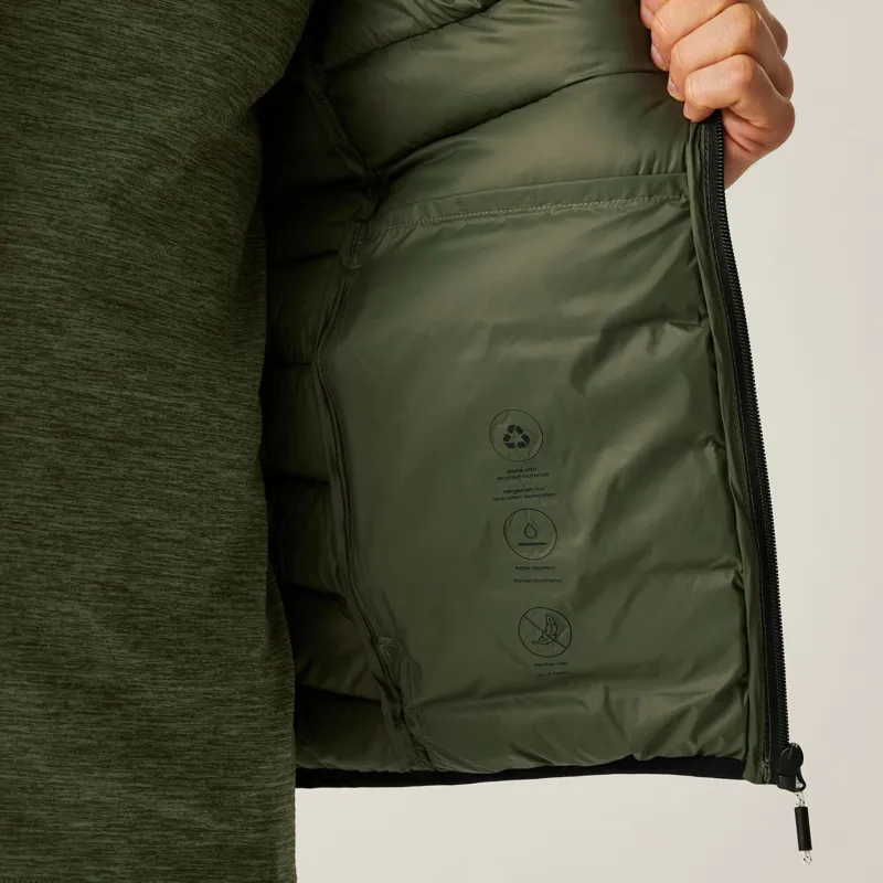 Regatta Men's Marizion Baffled Gilet in Olive Night-6