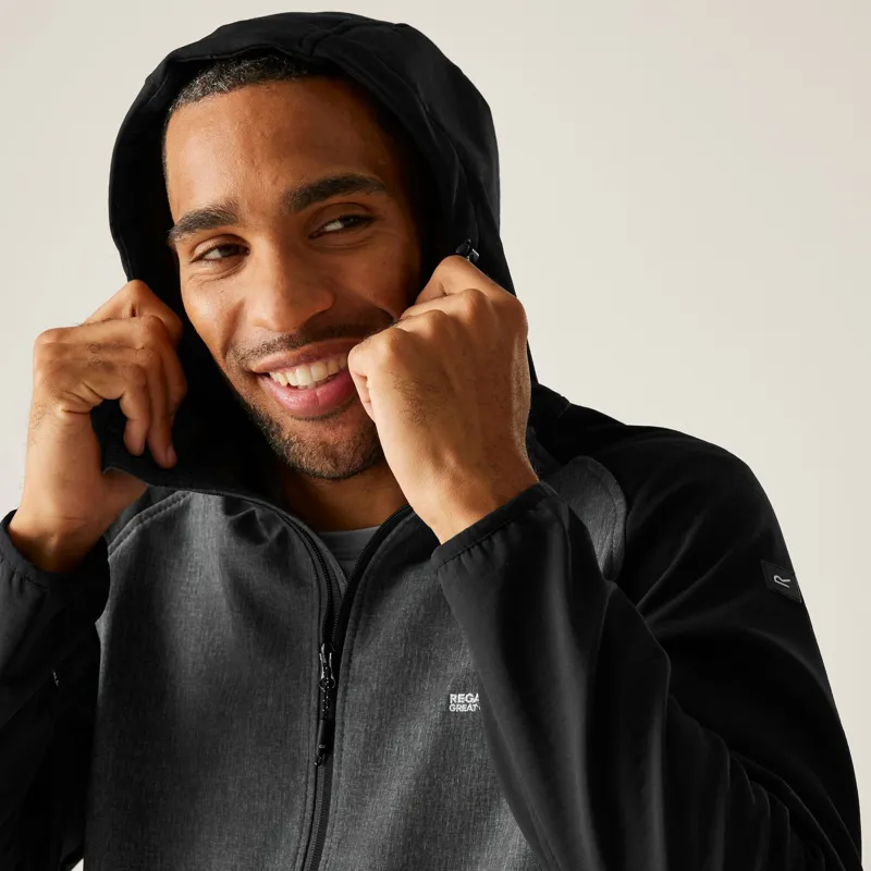 Regatta Men's Arec III Softshell Jacket in Ash Grey-6