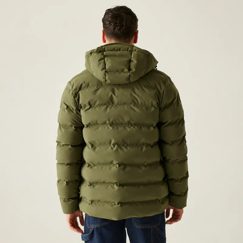 Regatta Men's Altoro Thermal Waterproof Jacket in Olive Night-4