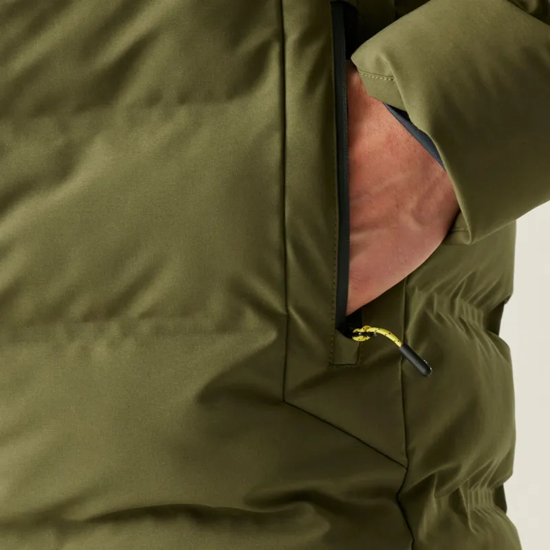 Regatta Men's Altoro Thermal Waterproof Jacket in Olive Night-7