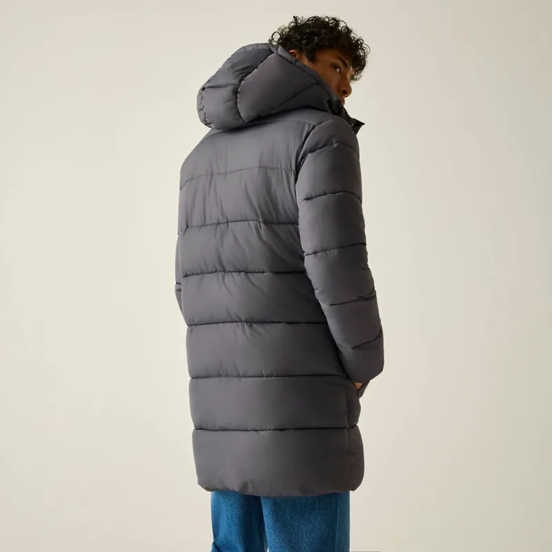 Regatta Men's Marek Longline Jacket in Iron-5