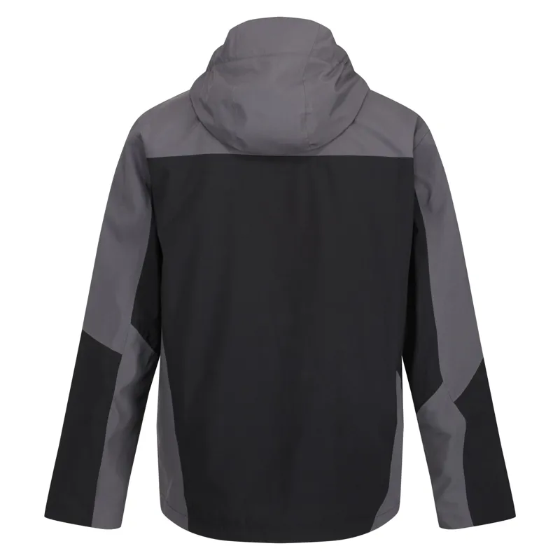 Regatta Men's Wentwood VII 3in1 Waterproof in Dark Grey/ Black - Extended Sizes-1