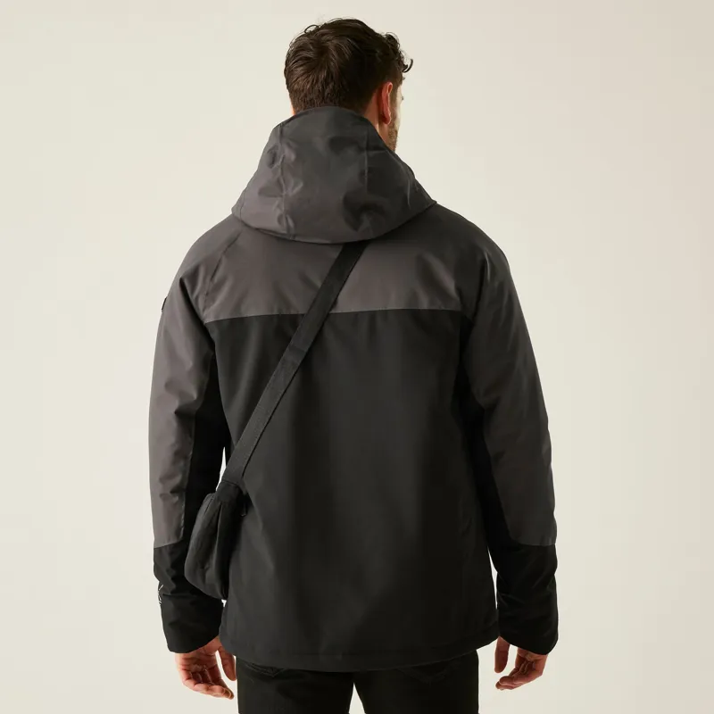 Regatta Men's Highton Stretch Padded Jacket in Ash/Black-4