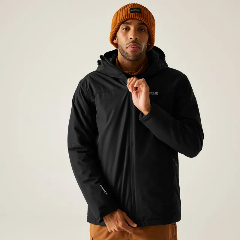 Regatta Men's Thornridge Waterproof Insulated Jacket in Black-3