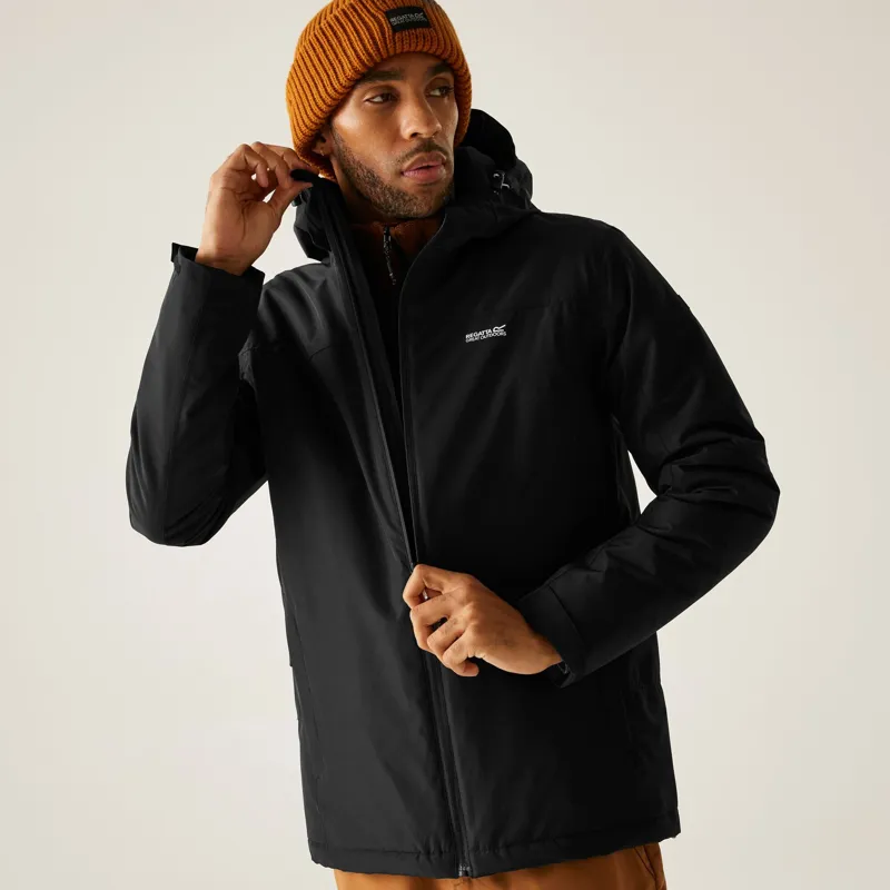 Regatta Men's Thornridge Waterproof Insulated Jacket in Black-6