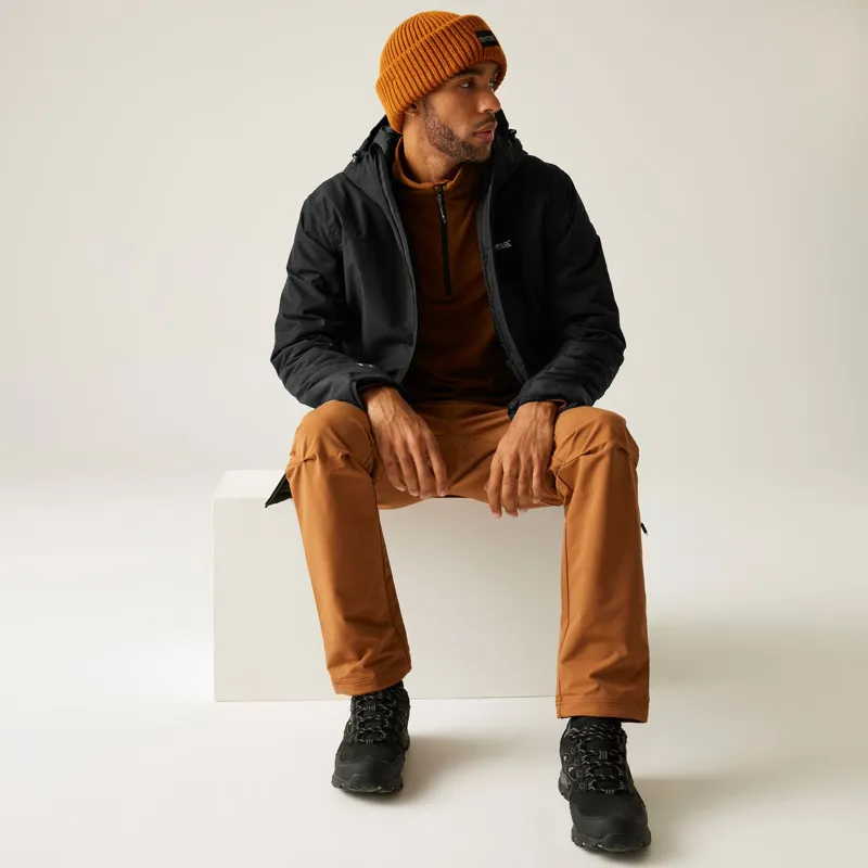 Regatta Men's Thornridge Waterproof Insulated Jacket in Black-10