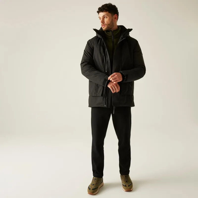 Regatta Men's Marron Waterproof Insulated Jacket in Black-11