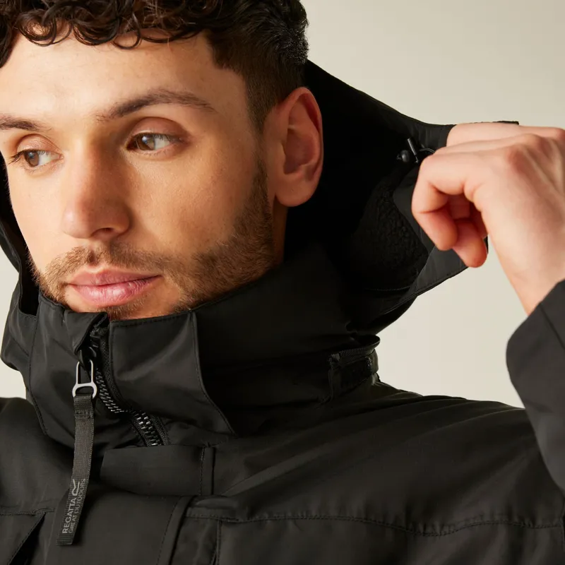 Regatta Men's Marron Waterproof Insulated Jacket in Black-9