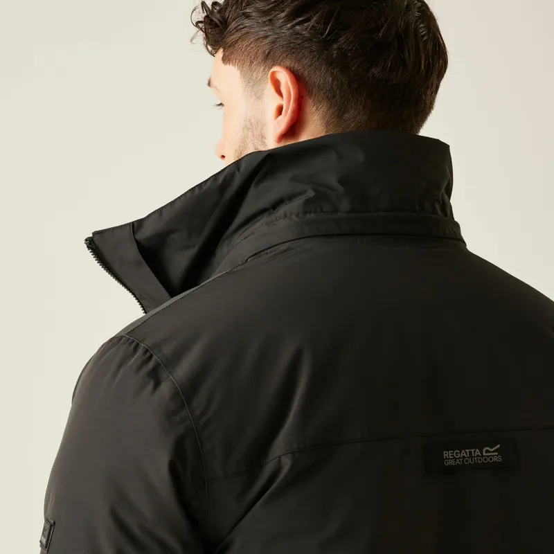 Regatta Men's Marron Waterproof Insulated Jacket in Black-10