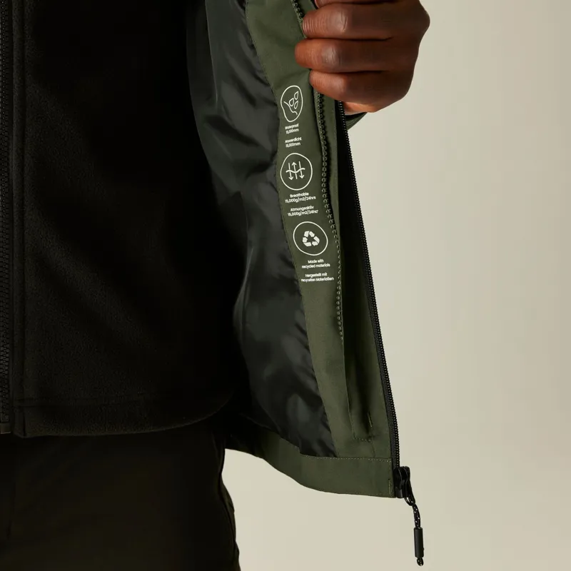 Regatta Men's Coriver 3-in-1 Jacket in Dark Khaki-12