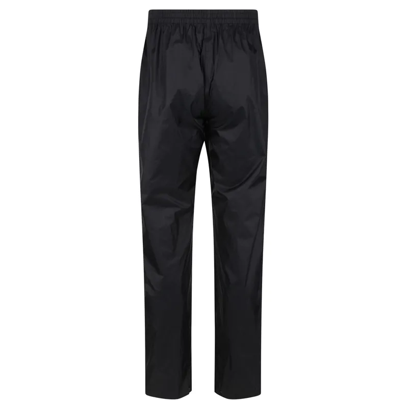Regatta Men's Pack-It Waterproof Overtrousers in Black-1