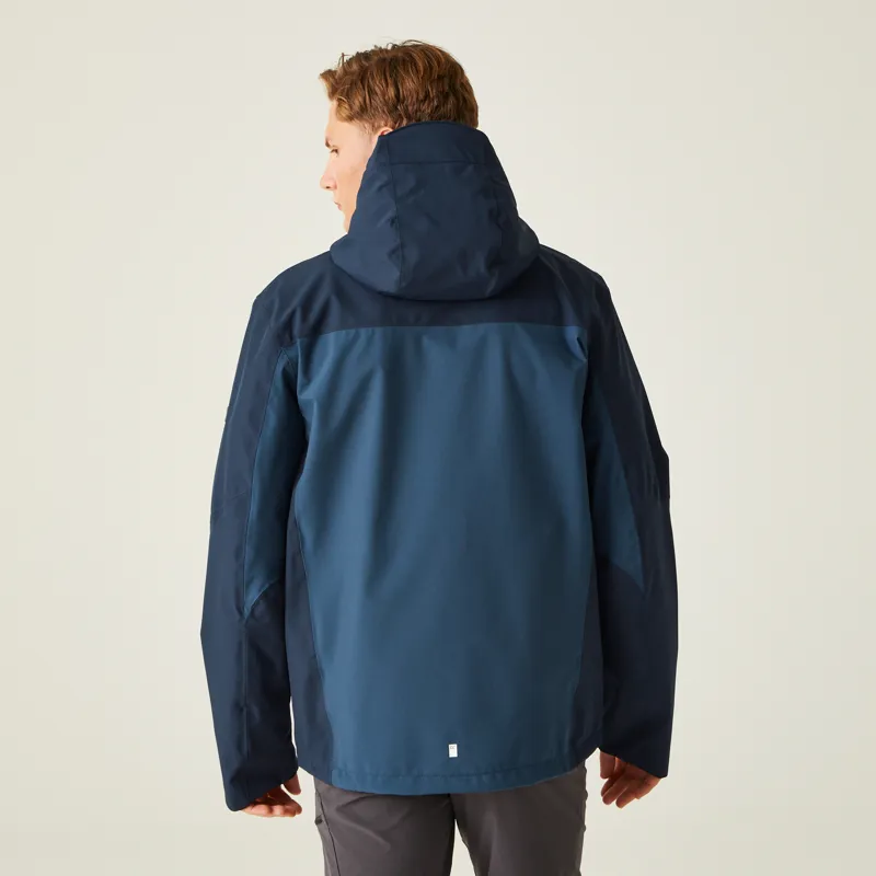 Regatta Men's Birchdale Waterproof Jacket in Moonlight Denim/Navy-4