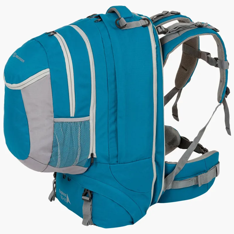 Highlander X-plorer Ruckase 60+20L in Teal -2