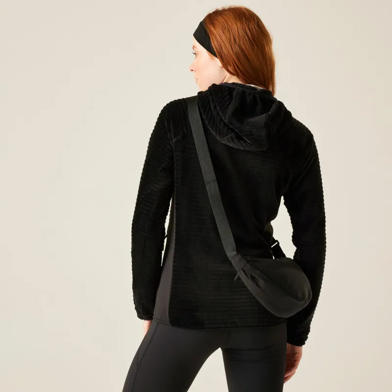 Regatta Women's Endra Hooded Fleece in Black-3