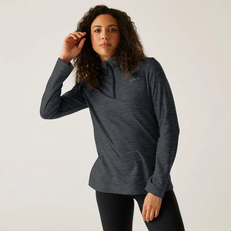 Regatta Women's Sweethart Marl Half-Zip Fleece in Seal Grey-2