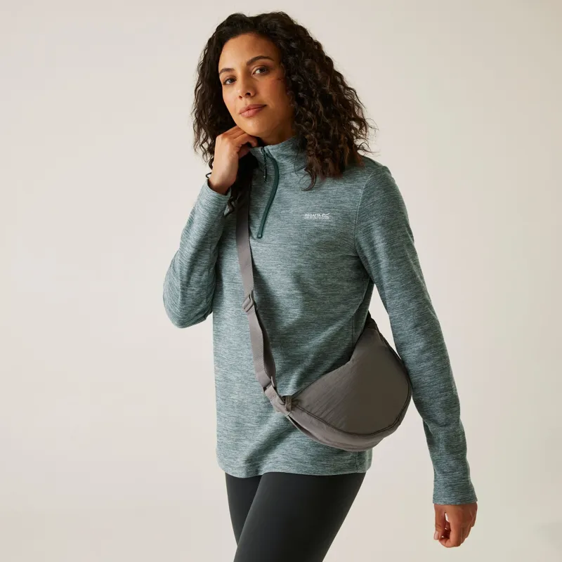 Regatta Women's Sweethart Marl Half-Zip Fleece in Moroccan Blue-4