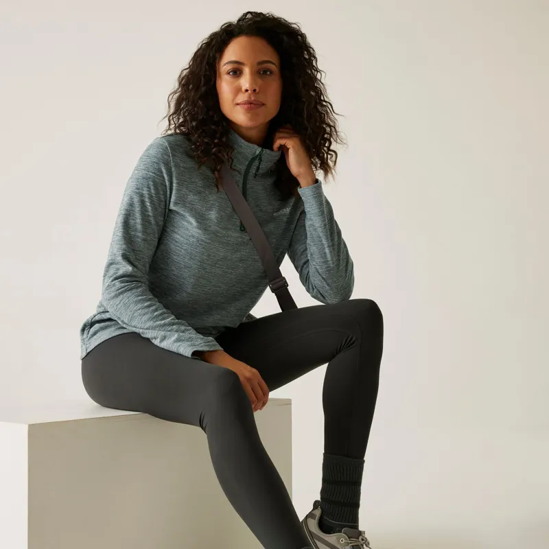 Regatta Women's Sweethart Marl Half-Zip Fleece in Moroccan Blue-6