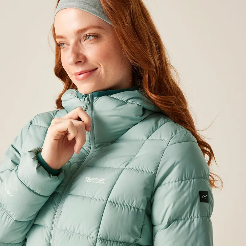Regatta Women's Asper Padded Jacket in Green Haze-6