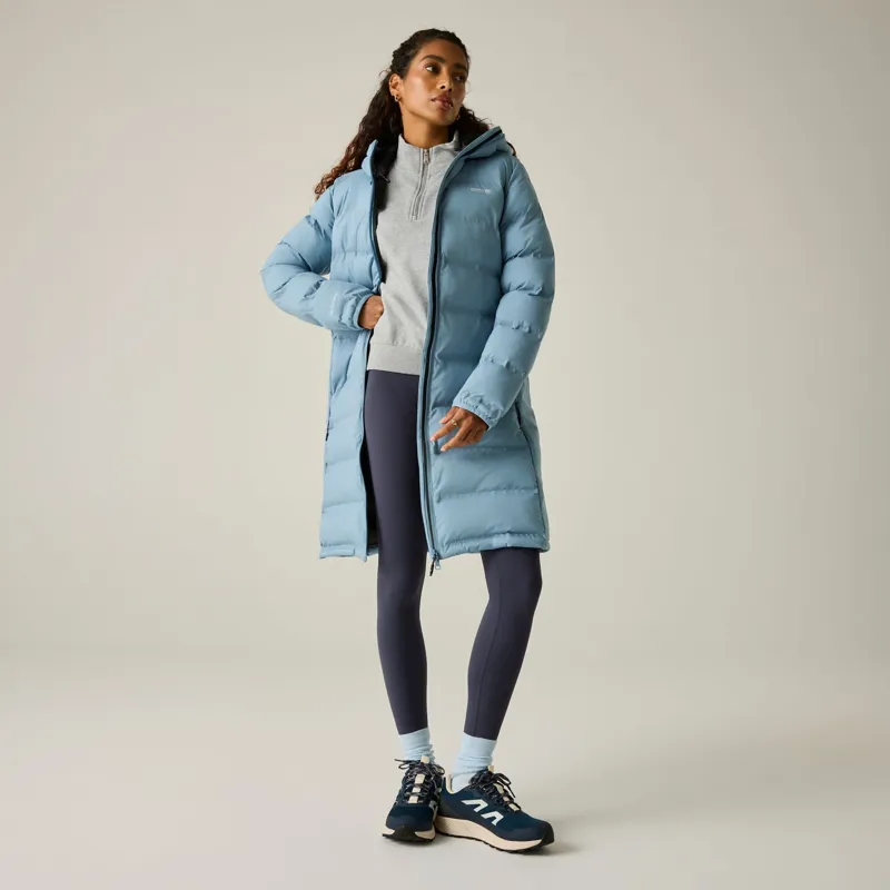 Regatta Women's Altoro Long Length Thermal Jacket in Dusky Blue-6