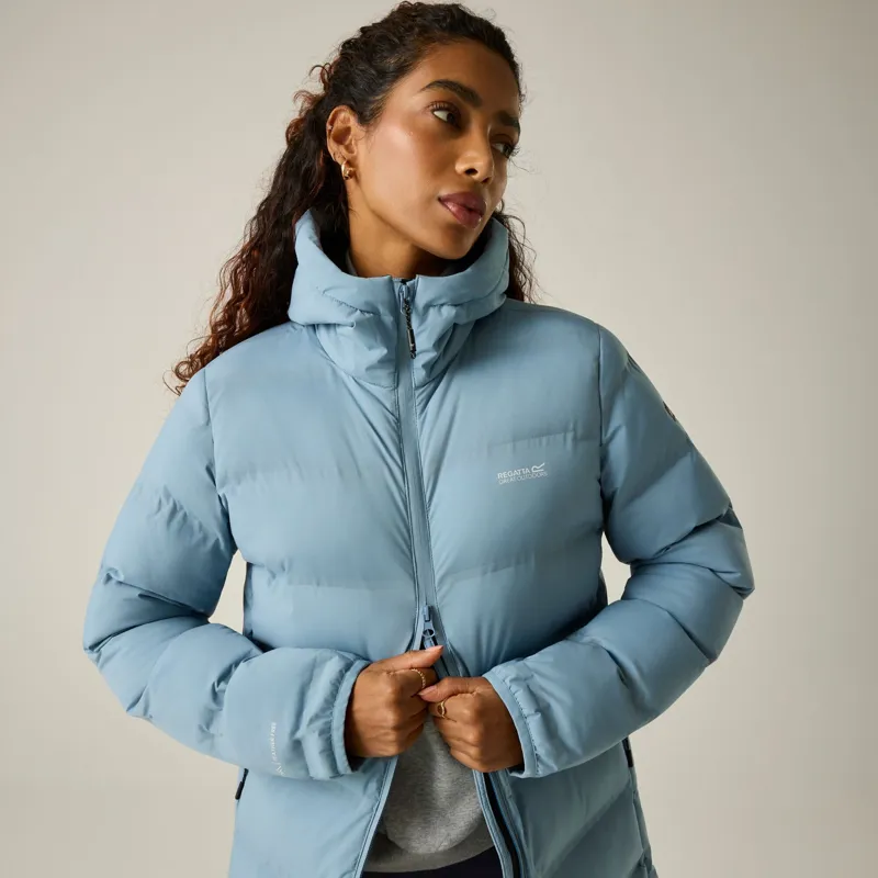 Regatta Women's Altoro Long Length Thermal Jacket in Dusky Blue-8