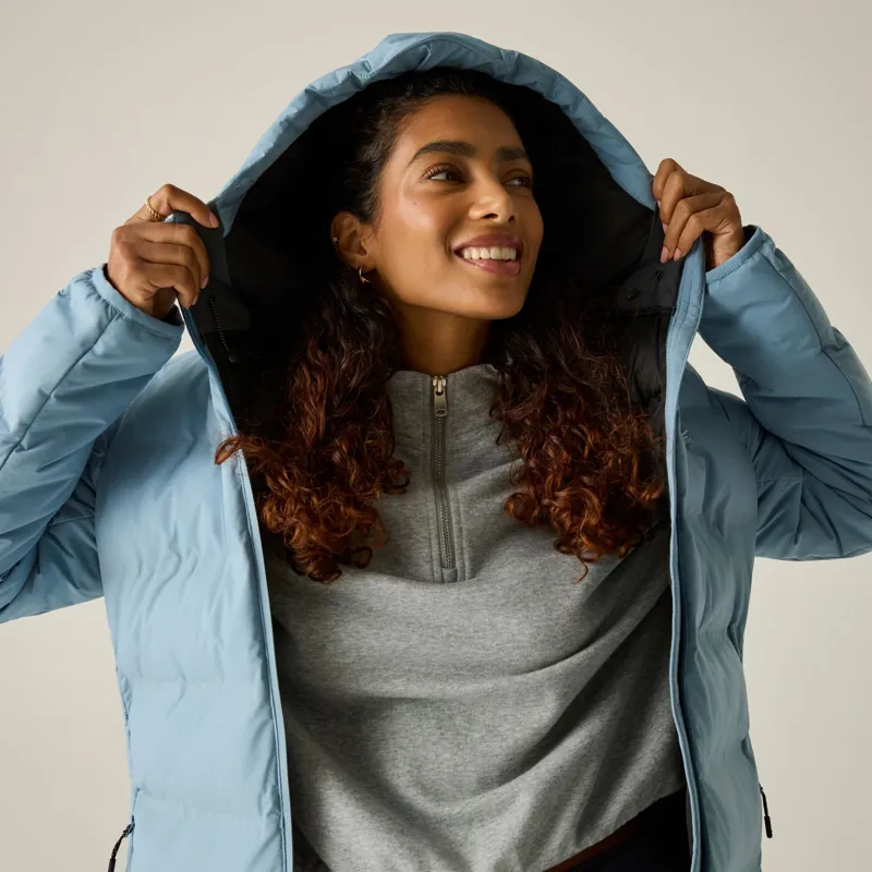 Regatta Women's Altoro Long Length Thermal Jacket in Dusky Blue-9