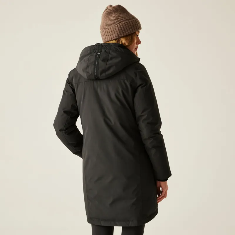 Regatta Women's Marron Waterproof Insulated Jacket in Black/Mocha-4
