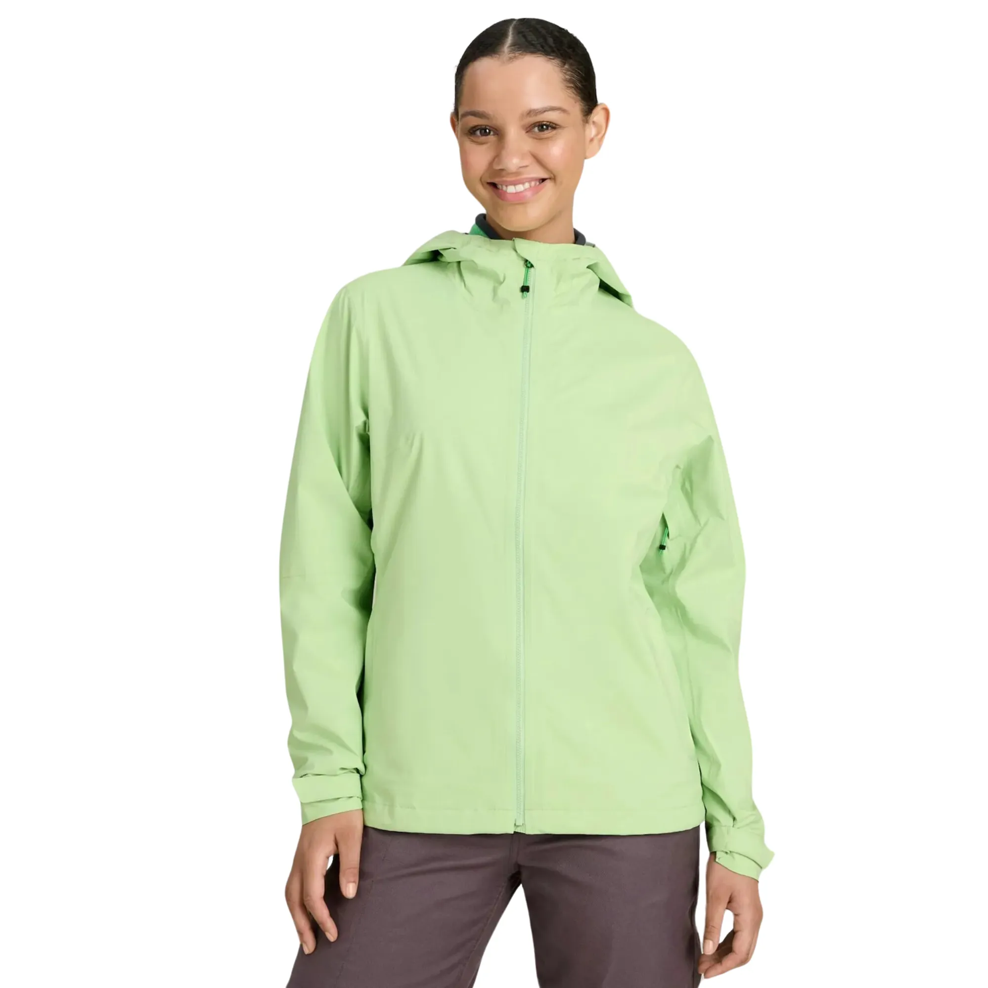 Kathmandu Women s Trailhead Stretch 2.5L Rain Jacket in Glowy
