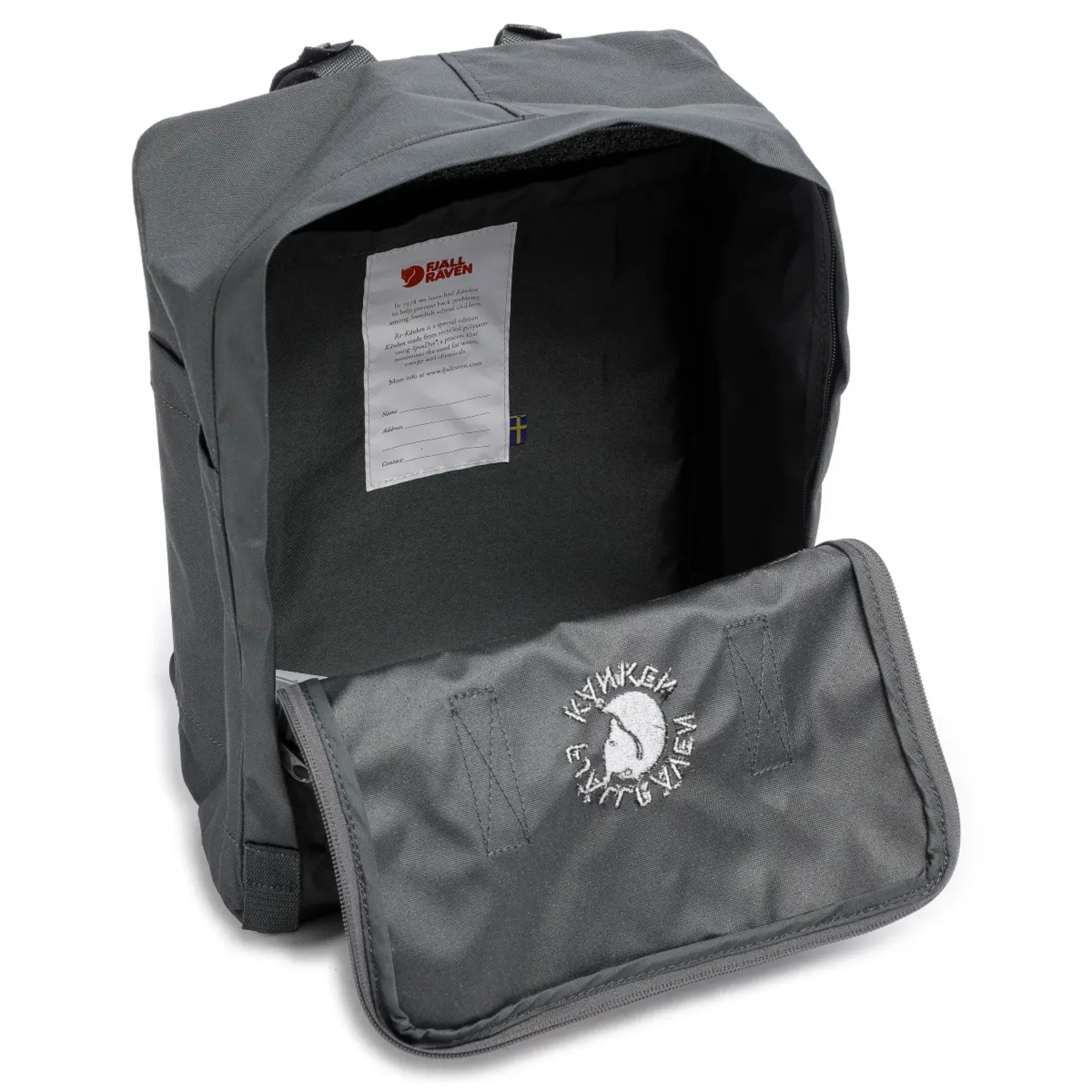 Fjallraven Re-Kanken in Slate Fjallraven Re-Kanken in Slate
