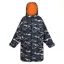 Regatta Junior Waterproof Changing Robe in Black Camo/Persimmon