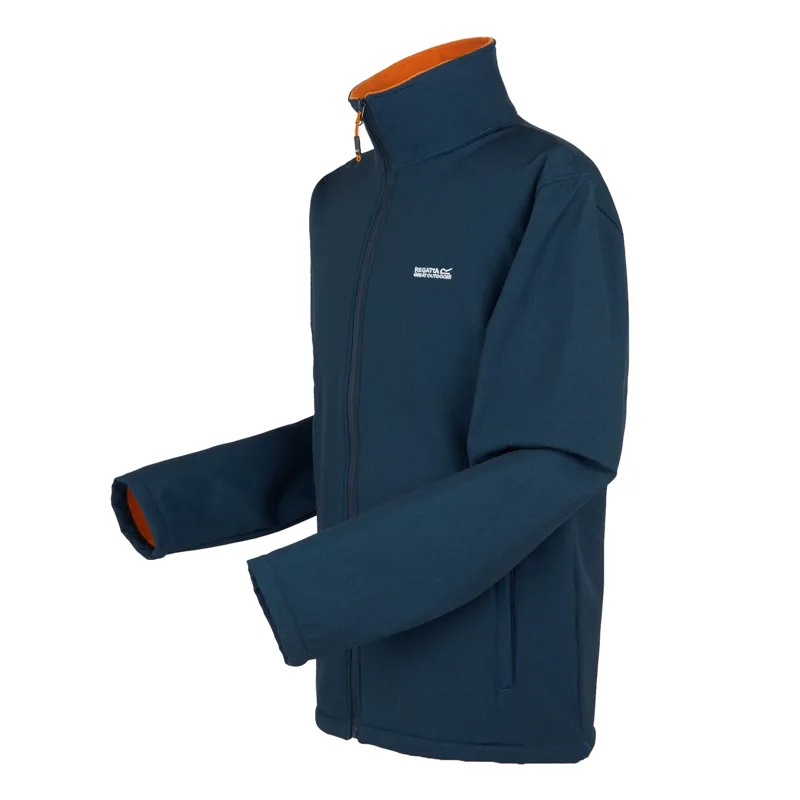 Regatta Men's Cera V Softshell Jacket in Navy Marl Fox-2