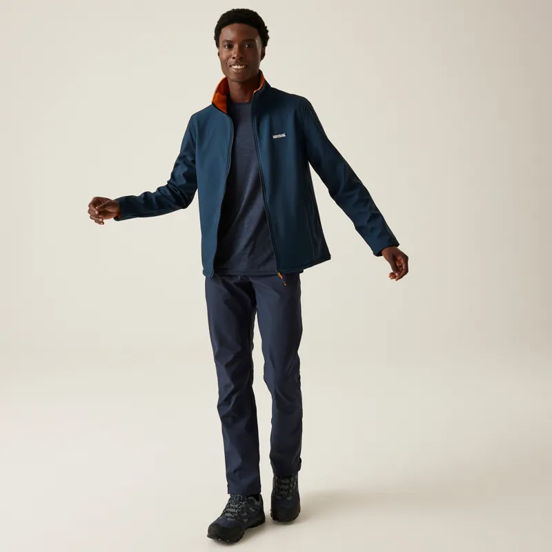 Regatta Men's Cera V Softshell Jacket in Navy Marl Fox-6