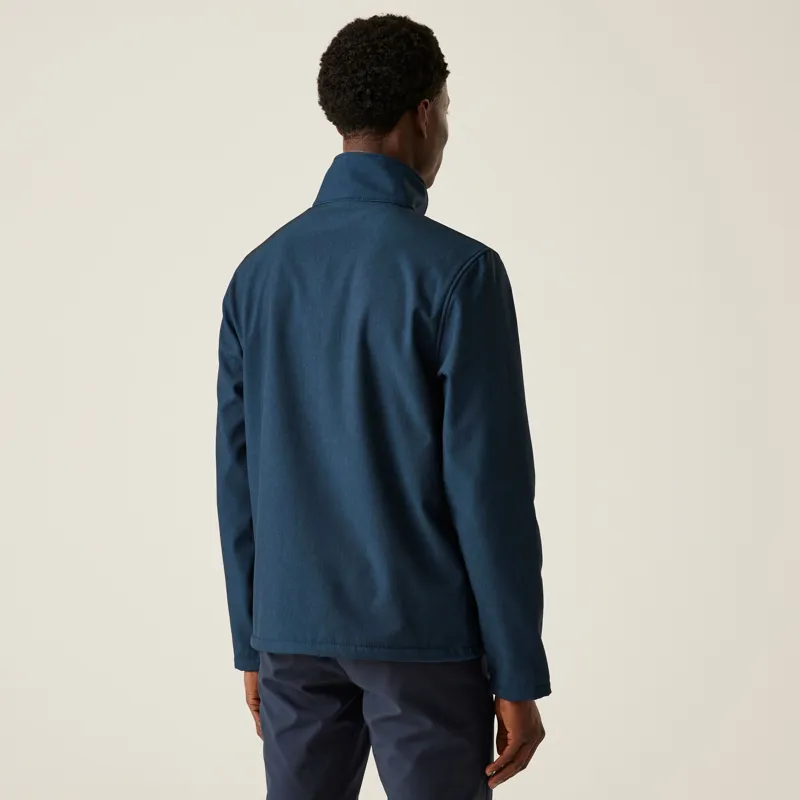 Regatta Men's Cera V Softshell Jacket in Navy Marl Fox-4