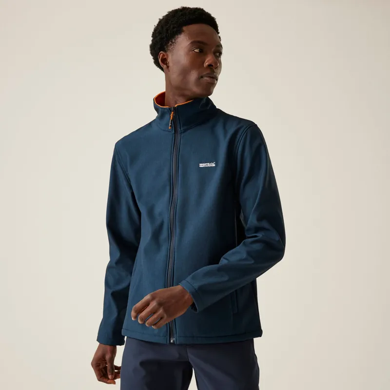Regatta Men's Cera V Softshell Jacket in Navy Marl Fox-3
