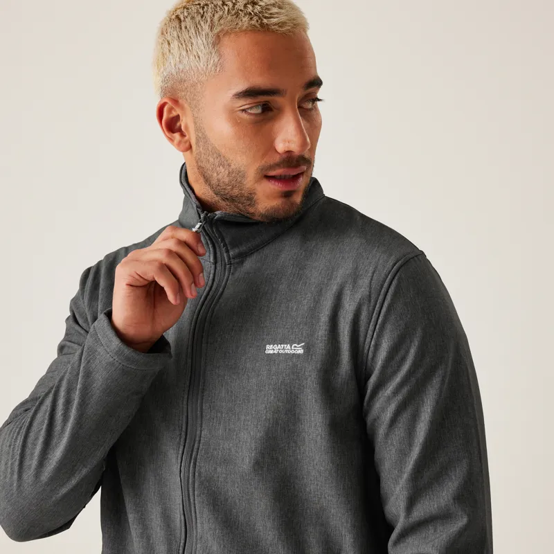 Regatta Men's Cera V Softshell Jacket in Seal Grey Marl-5