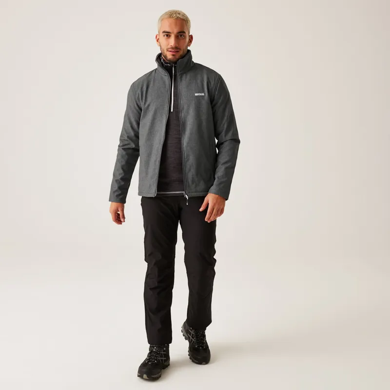 Regatta Men's Cera V Softshell Jacket in Seal Grey Marl-6