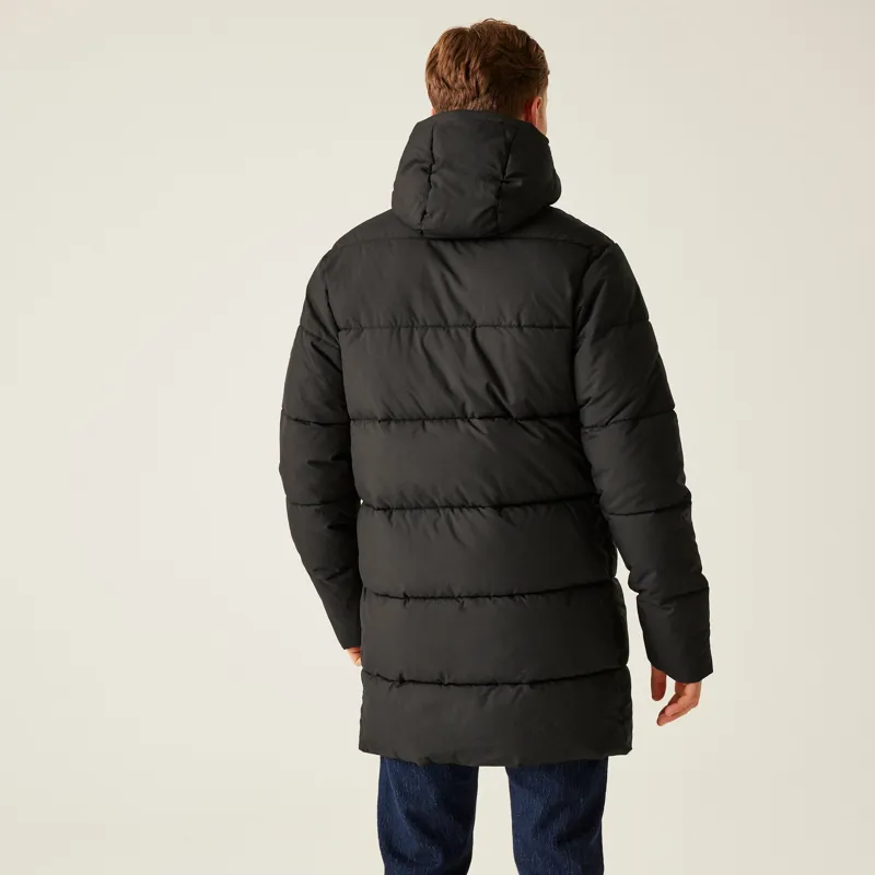 Regatta Men's Hayleyn Padded Jacket in Black-4