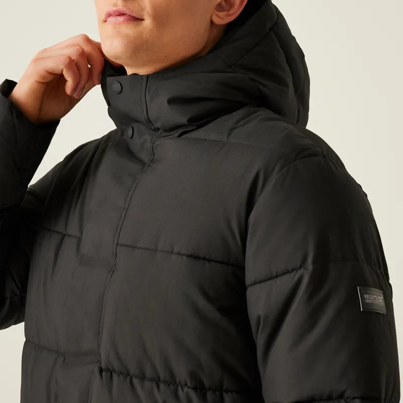 Regatta Men's Hayleyn Padded Jacket in Black-10